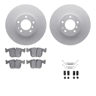 R1 Concepts WDUH1-31153 Carbon Series Brake Rotors W/ 5000 Oep Brake Pads & Hdw